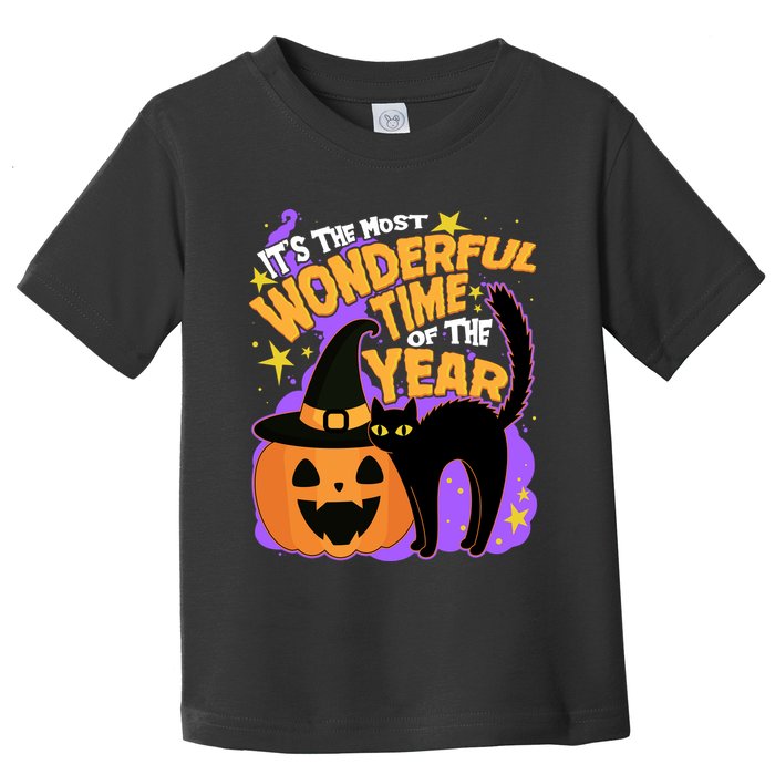 Funny Halloween It's The Most Wonderful Time Of The Year Toddler T-Shirt