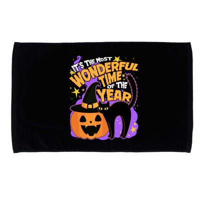 Funny Halloween It's The Most Wonderful Time Of The Year Microfiber Hand Towel