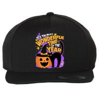 Funny Halloween It's The Most Wonderful Time Of The Year Wool Snapback Cap