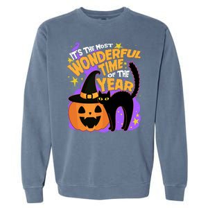 Funny Halloween It's The Most Wonderful Time Of The Year Garment-Dyed Sweatshirt