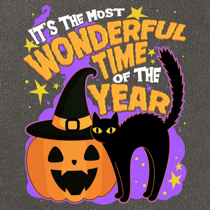 Funny Halloween It's The Most Wonderful Time Of The Year Cotton Canvas Backpack