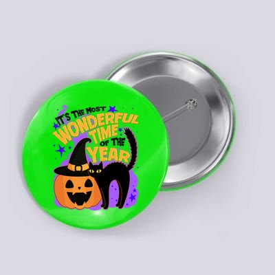 Funny Halloween It's The Most Wonderful Time Of The Year Button