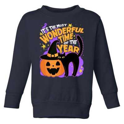 Funny Halloween It's The Most Wonderful Time Of The Year Toddler Sweatshirt