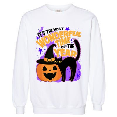 Funny Halloween It's The Most Wonderful Time Of The Year Garment-Dyed Sweatshirt