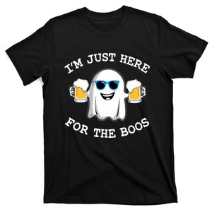 Funny Halloween Im Just Here For The Boos Costume Gift T-Shirt