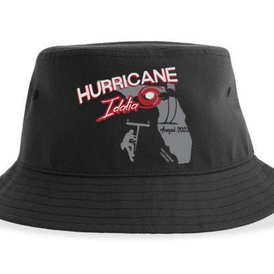 Florida Hurricane Idalia I Survived Hurricane Idalia Storm Sustainable Bucket Hat