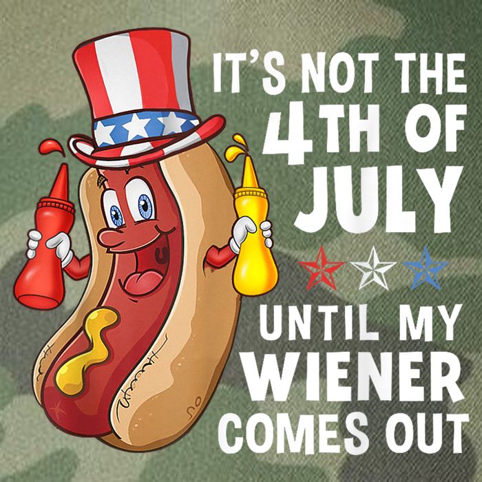 Funny Hotdog Its Not 4th Of July Until My Wiener Comes Out Legacy Tie Dye Trucker Hat