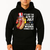 Funny Hotdog Its Not 4th Of July Until My Wiener Comes Out Hoodie