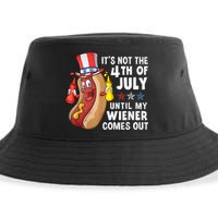 Funny Hotdog Its Not 4th Of July Until My Wiener Comes Out Sustainable Bucket Hat