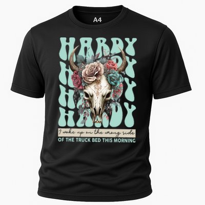 Funny Hardy I Woke Up On The Wrong Side Of The Truck Bed Performance Shirt