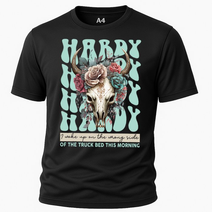 Funny Hardy I Woke Up On The Wrong Side Of The Truck Bed Cooling Performance Crew T-Shirt