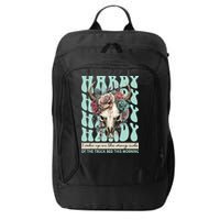 Funny Hardy I Woke Up On The Wrong Side Of The Truck Bed City Backpack