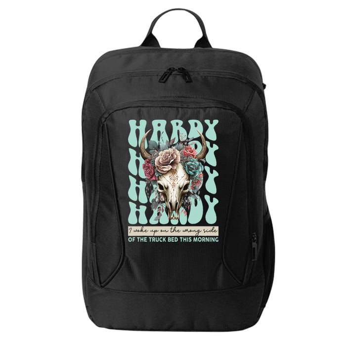 Funny Hardy I Woke Up On The Wrong Side Of The Truck Bed City Backpack