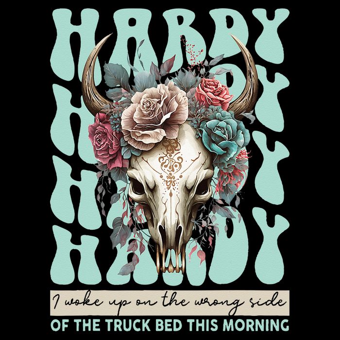 Funny Hardy I Woke Up On The Wrong Side Of The Truck Bed 16 in Basic Backpack