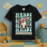 Funny Hardy I Woke Up On The Wrong Side Of The Truck Bed Toddler T-Shirt