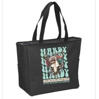 Funny Hardy I Woke Up On The Wrong Side Of The Truck Bed Zip Tote Bag