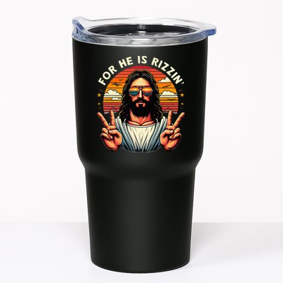 For He Is Rizzen Jesus Is Rizzen Christian Jesus Jokes Tumbler