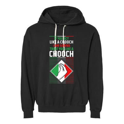 Funny Humor Italian Quote Slang Fun Italy Sayings Jokes Puns Garment-Dyed Fleece Hoodie