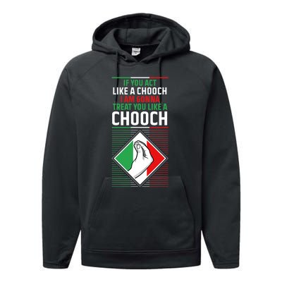 Funny Humor Italian Quote Slang Fun Italy Sayings Jokes Puns Performance Fleece Hoodie