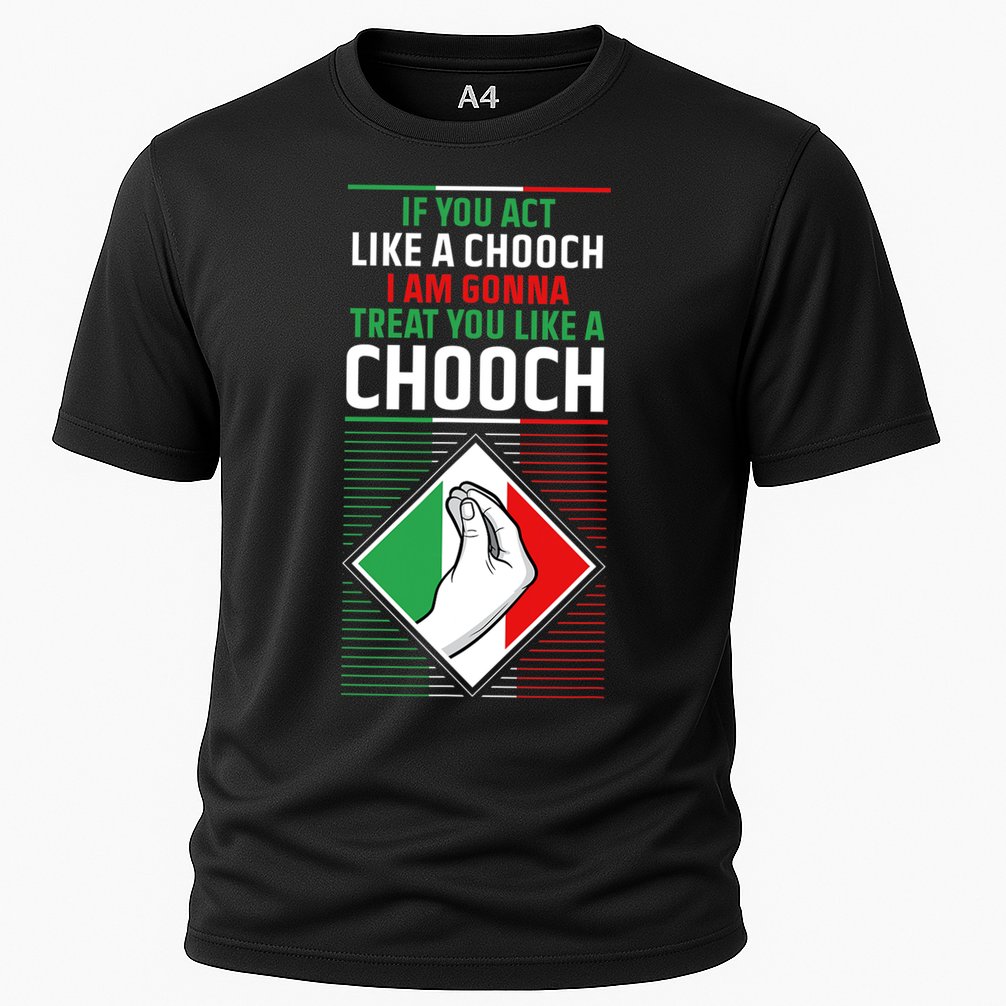 Funny Humor Italian Quote Slang Fun Italy Sayings Jokes Puns Cooling Performance Crew T-Shirt