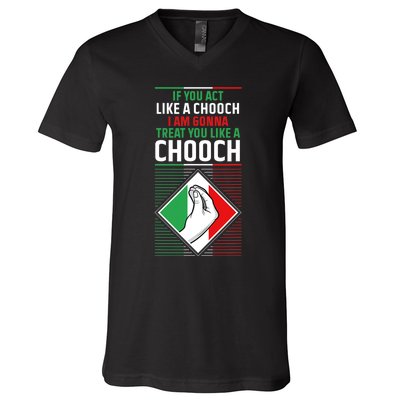 Funny Humor Italian Quote Slang Fun Italy Sayings Jokes Puns V-Neck T-Shirt