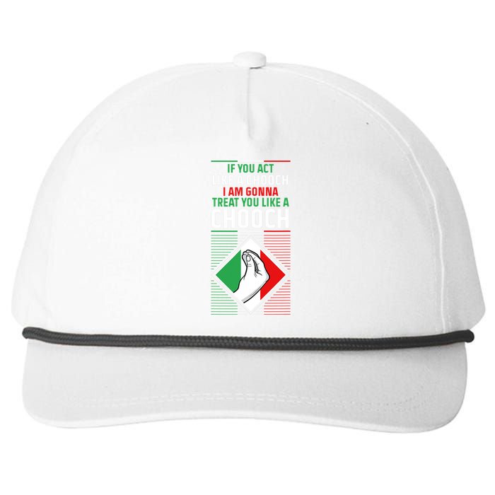 Funny Humor Italian Quote Slang Fun Italy Sayings Jokes Puns Snapback Five-Panel Rope Hat