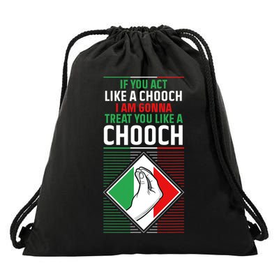 Funny Humor Italian Quote Slang Fun Italy Sayings Jokes Puns Drawstring Bag