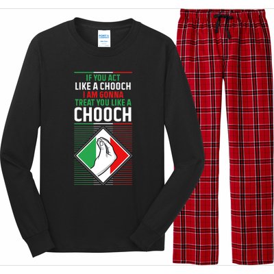 Funny Humor Italian Quote Slang Fun Italy Sayings Jokes Puns Long Sleeve Pajama Set