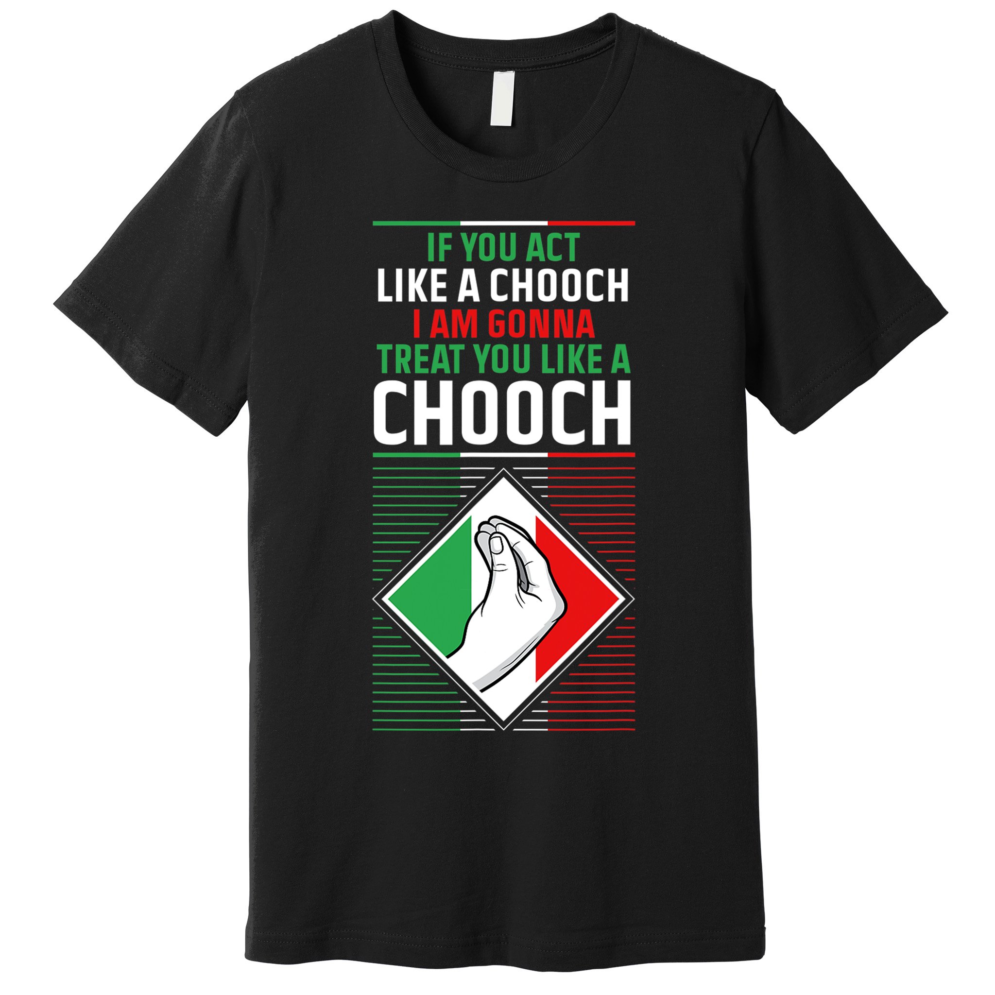 Funny Humor Italian Quote Slang Fun Italy Sayings Jokes Puns Premium T-Shirt