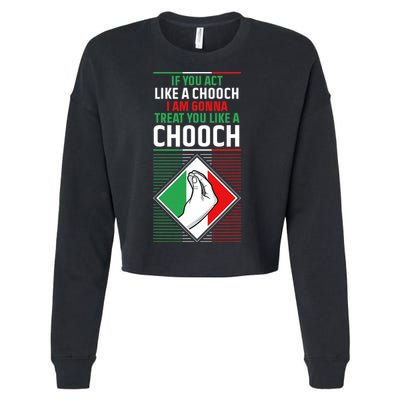 Funny Humor Italian Quote Slang Fun Italy Sayings Jokes Puns Cropped Pullover Crew