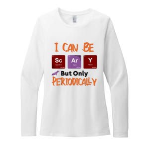 Funny Halloween I Can Be Scary But Only Periodically Womens CVC Long Sleeve Shirt