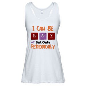 Funny Halloween I Can Be Scary But Only Periodically Ladies Essential Flowy Tank