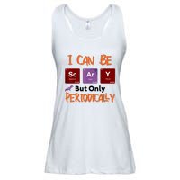 Funny Halloween I Can Be Scary But Only Periodically Ladies Essential Flowy Tank