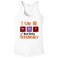 Funny Halloween I Can Be Scary But Only Periodically Ladies PosiCharge Competitor Racerback Tank