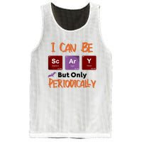 Funny Halloween I Can Be Scary But Only Periodically Mesh Reversible Basketball Jersey Tank