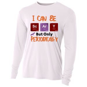 Funny Halloween I Can Be Scary But Only Periodically Cooling Performance Long Sleeve Crew