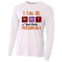 Funny Halloween I Can Be Scary But Only Periodically Cooling Performance Long Sleeve Crew