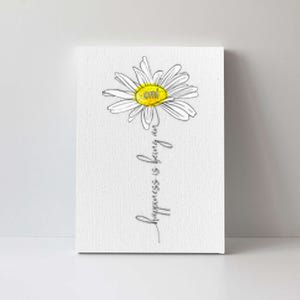 funny Happiness Is Being An Omi Daisy Mother's Day Canvas