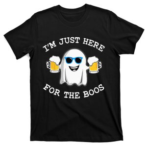 Funny Halloween Im Just Here For The Boos Costume Gift T-Shirt