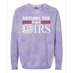 Funny Humor Irs Defund The Irs Colorblast Crewneck Sweatshirt