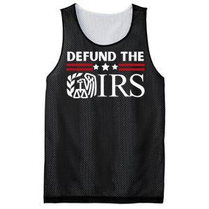 Funny Humor Irs Defund The Irs Mesh Reversible Basketball Jersey Tank