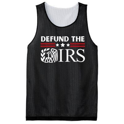 Funny Humor Irs Defund The Irs Mesh Reversible Basketball Jersey Tank