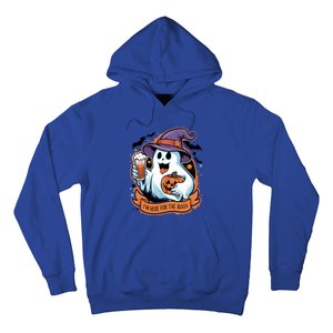 Funny Halloween IM Just Here For The Boos Beer Lover Hoodie