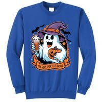 Funny Halloween IM Just Here For The Boos Beer Lover Sweatshirt