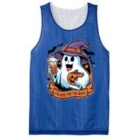 Funny Halloween IM Just Here For The Boos Beer Lover Mesh Reversible Basketball Jersey Tank