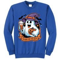 Funny Halloween IM Just Here For The Boos Beer Lover Tall Sweatshirt