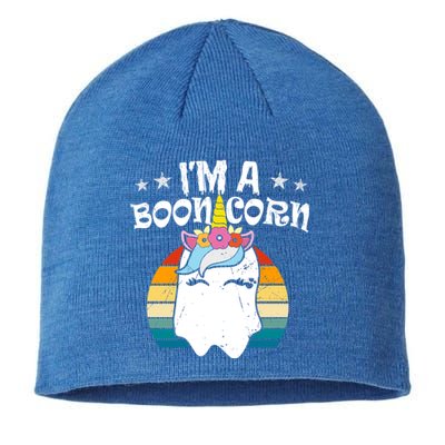 Funny Halloween Im A Boonicorn Unicorn Ghost Cute Gift Sustainable Beanie