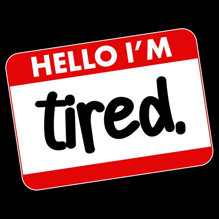 Funny Hello I'm Tired Name Tag Toddler Hoodie