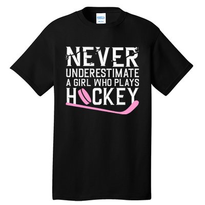 Funny Hockey Ice Hockey Player Hockey Lovers Tall T-Shirt