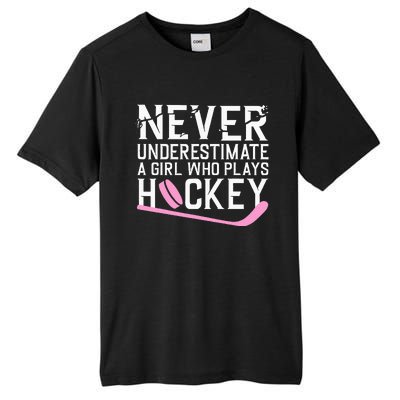 Funny Hockey Ice Hockey Player Hockey Lovers Tall Fusion ChromaSoft Performance T-Shirt